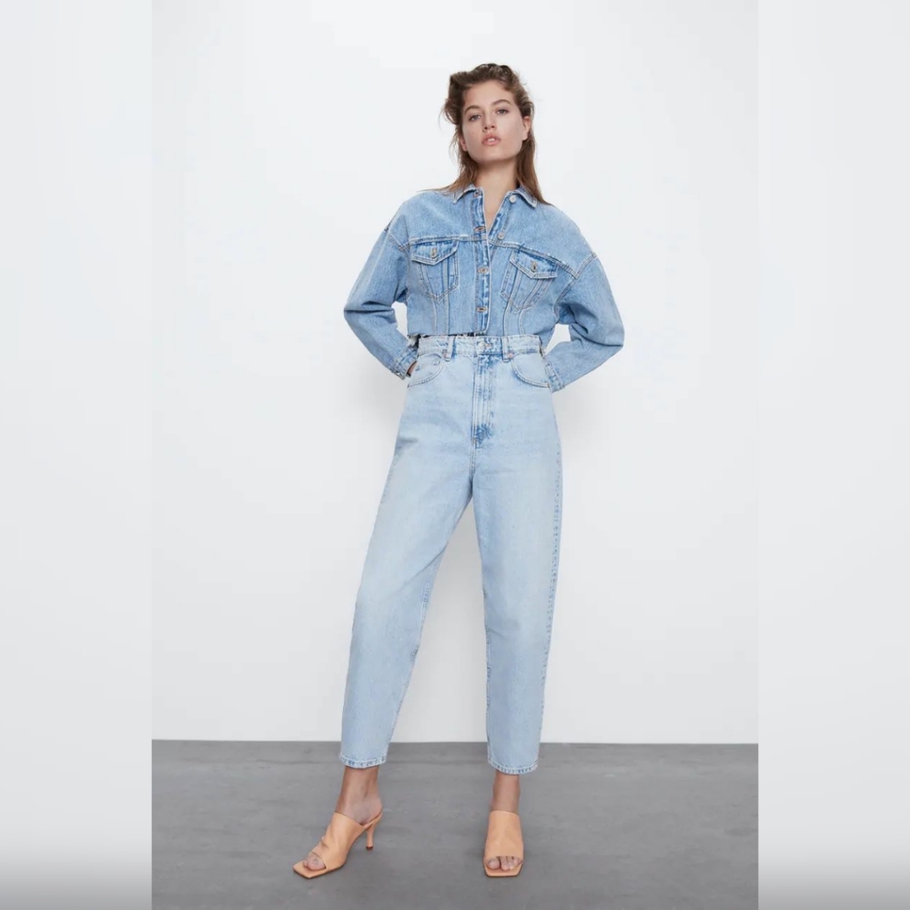 Zara Authentic Denmin Jacket By TRF